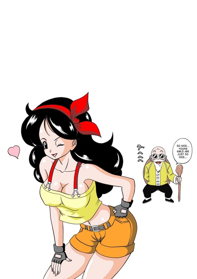 aki hinata hentai page tease master dragonball roshi launch