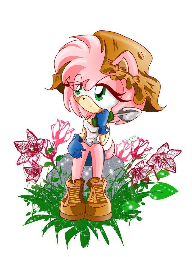 amy rose hentai gif art amy garden sweet rose prittyred