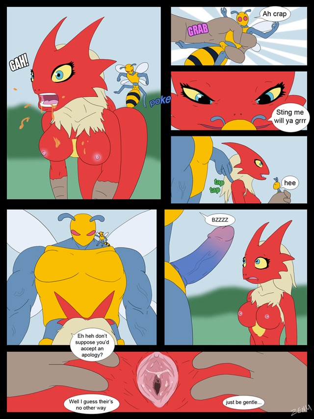 blaziken hentai comic pictures user part gets blaziken aza stung