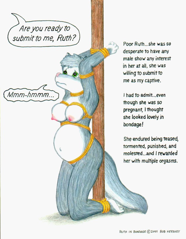 Naked Pregnant Yiff - Pregnant Furry Bondage | BDSM Fetish