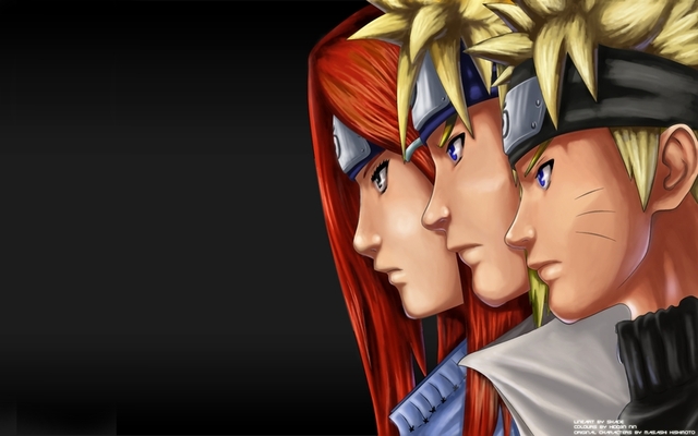 kushina hentai naruto anime naruto wallpaper detail thumbnails wall shippuden uzumaki kushina minato yondaime namizake