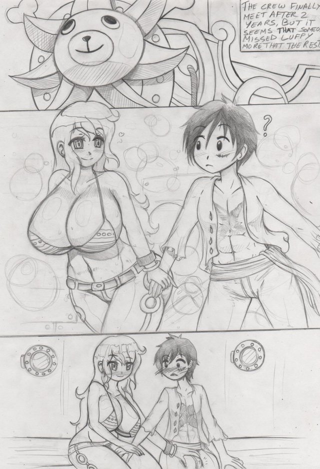 luffy and nami hentai comment one piece robin luffy monkey nami nico nikoh abdca