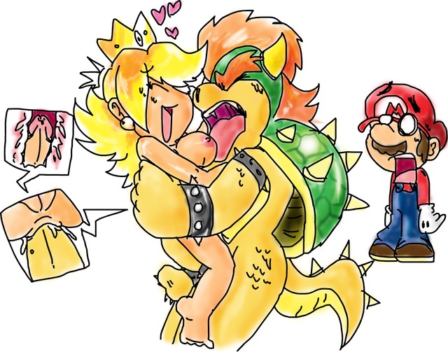 mario peach hentai caf princess super fbec peach mario bowser koopa bros