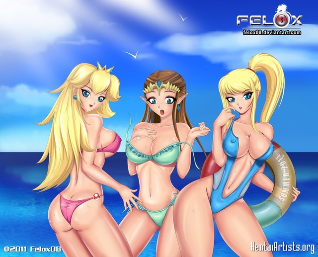 peach zelda hentai fullsize zelda samus peach rezised