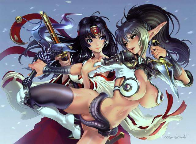 queens blade hentai anime hentai albums galleries blade categorized thighhighs konachan queens tomoe echidna underboob queensblade