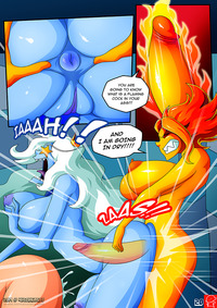 adventure time hentai comics adventure time fionna human girl flame princess ice queen witchking comic