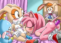 amy rose sonic hentai amy rose chao cheese cream rabbit sonic team bbmbbf