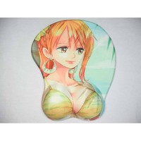 big breast hentai anime data mouse pad free shipping anime cartoon one piece nami breast cosplay sexy beauty silicone wrist rest onepiece hentai